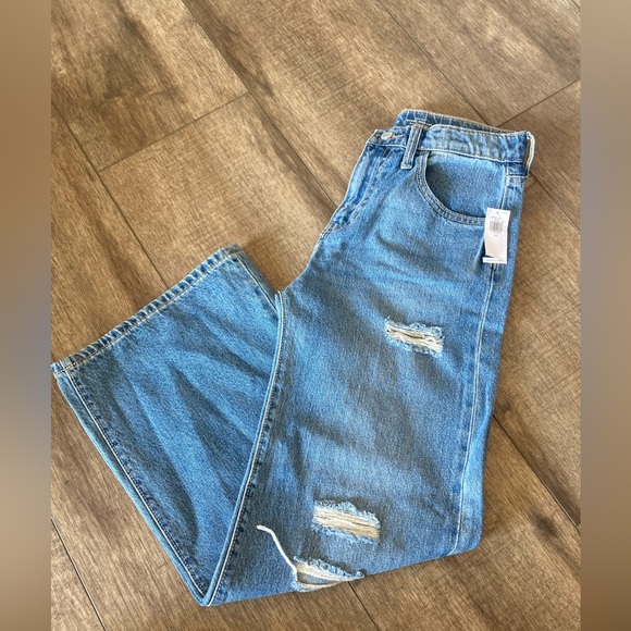 Old Navy Other - NWT Old Navy girls 14 high rise baggy wide leg jeans